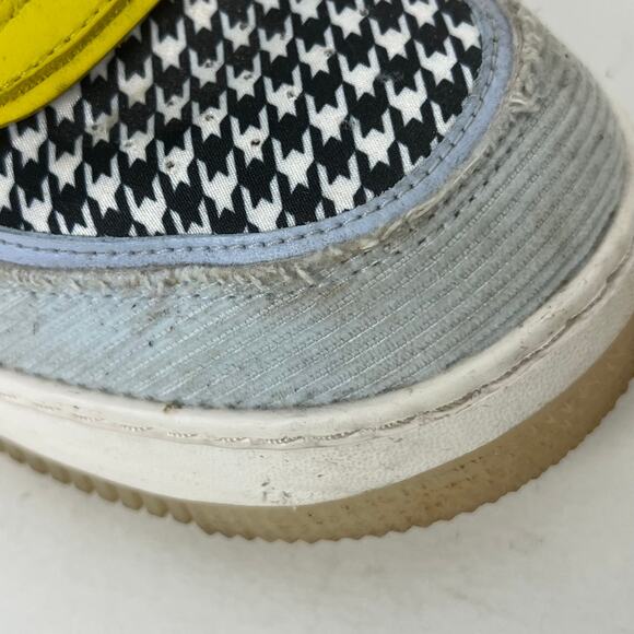 Nike Air Force 1 Sneakers Shadow Patchwork Houndstooth Womens Sz 11.5 DM8076-100 - Picture 10 of 12